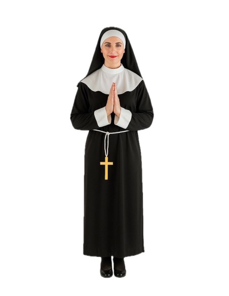 Déguisement de Nonne Taille M - de haute qualité, idéal pour le carnaval, les fêtes à thème et les événements spéciaux